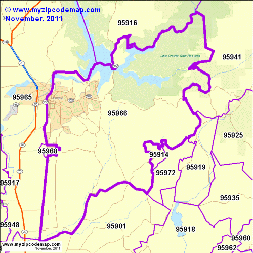 map of 95966