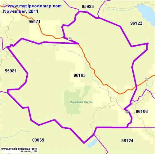 map of 96103