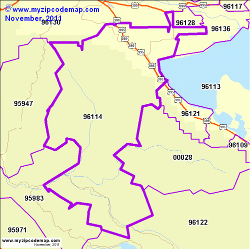 map of 96114