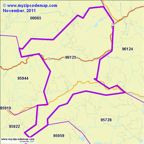 map of 96125