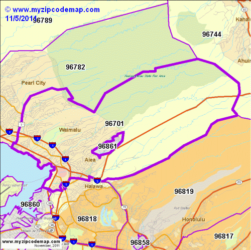 map of 96701