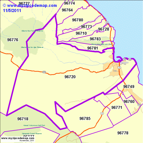 map of 96720