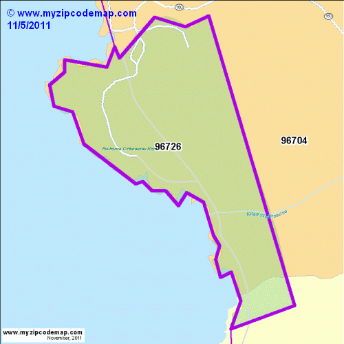 map of 96726