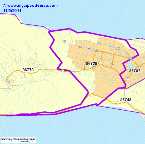 map of 96729