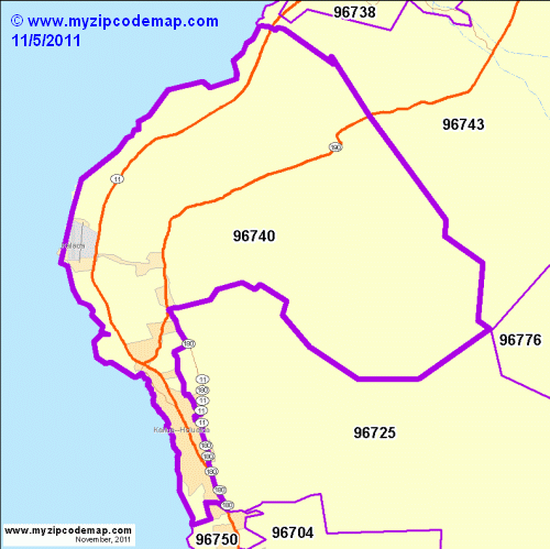 map of 96740