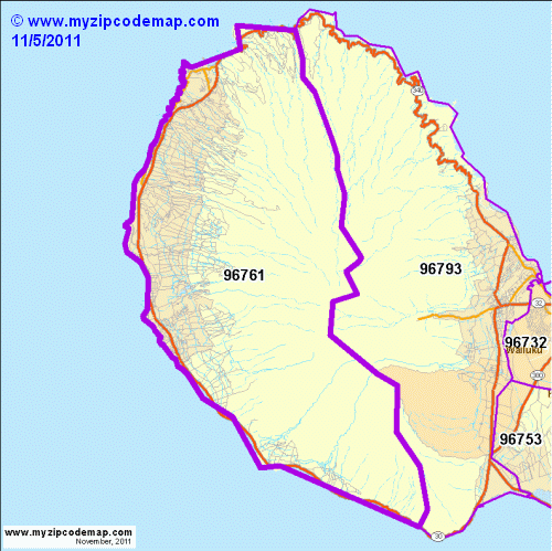 map of 96761