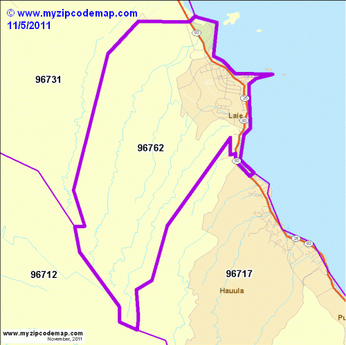 map of 96762