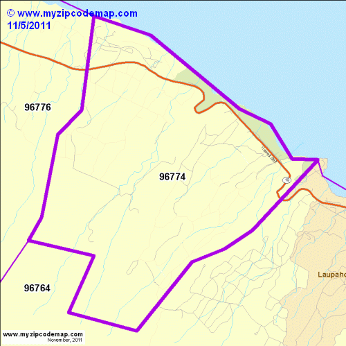 map of 96774