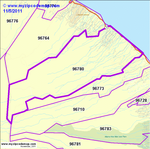 map of 96780