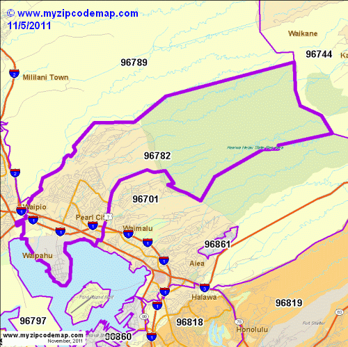 map of 96782