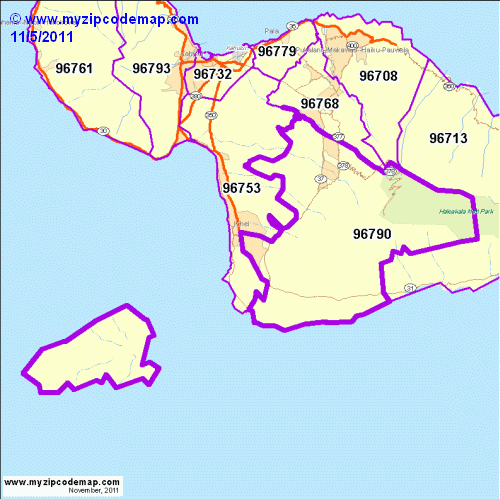 map of 96790