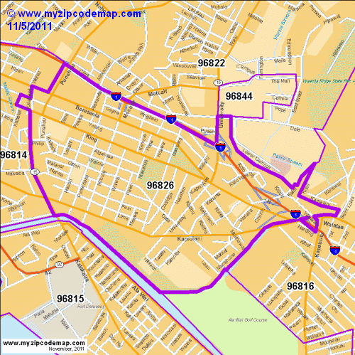 map of 96826
