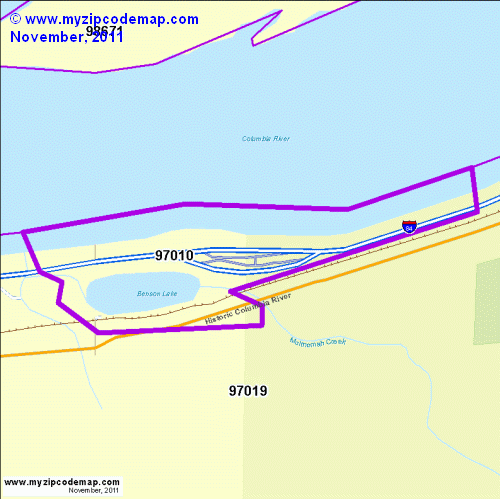 map of 97010