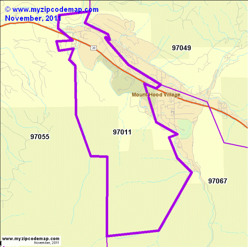 map of 97011