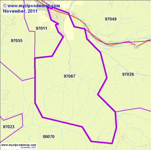 map of 97067