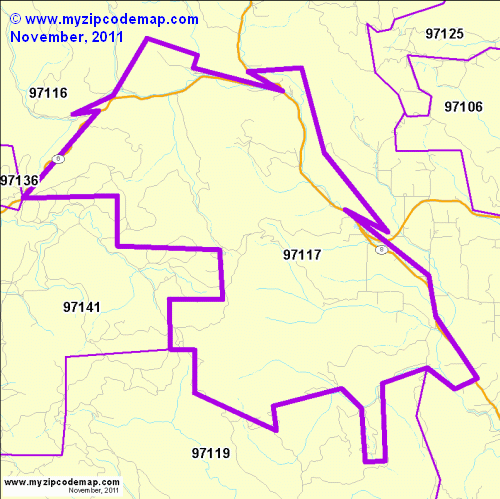 map of 97117