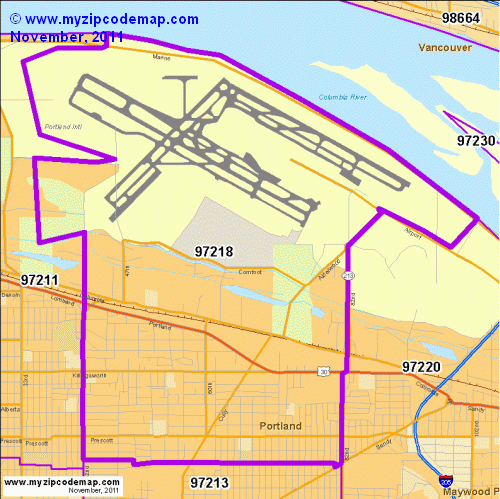 map of 97218