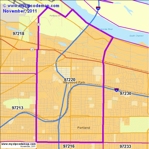 map of 97220