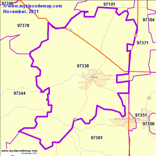 map of 97338