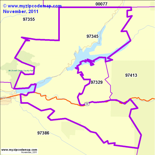 map of 97345