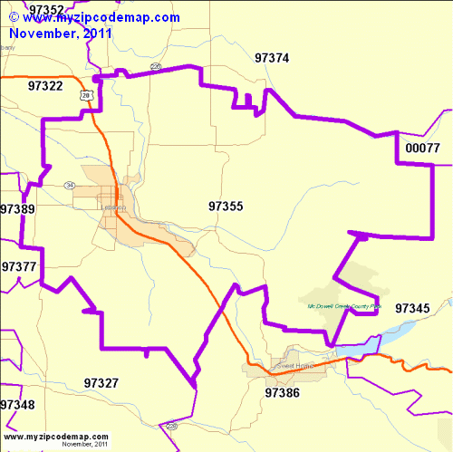 map of 97355