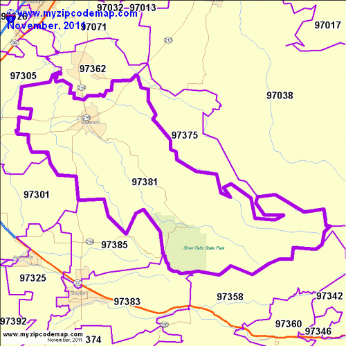 map of 97381