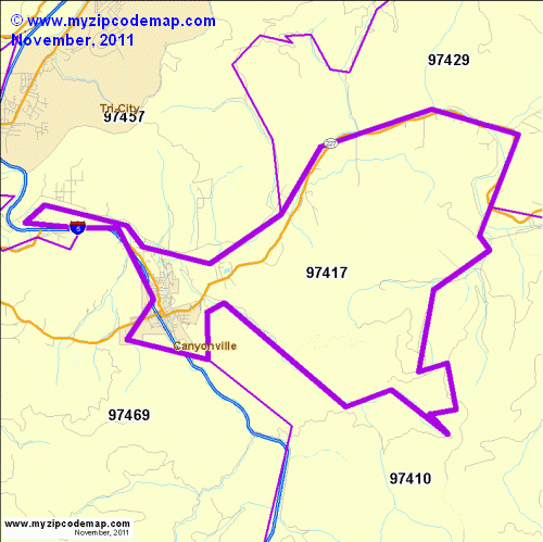 map of 97417