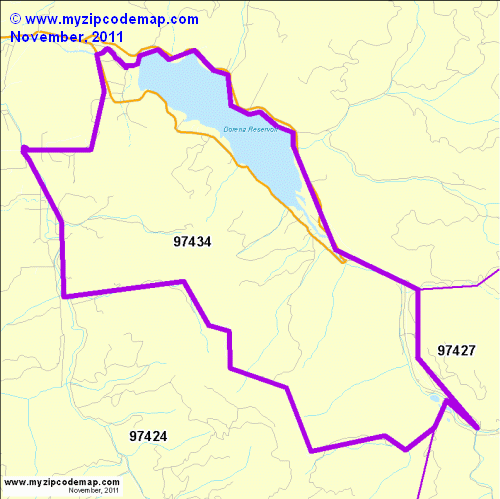 map of 97434