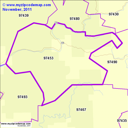 map of 97453