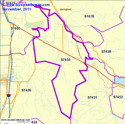 map of 97455
