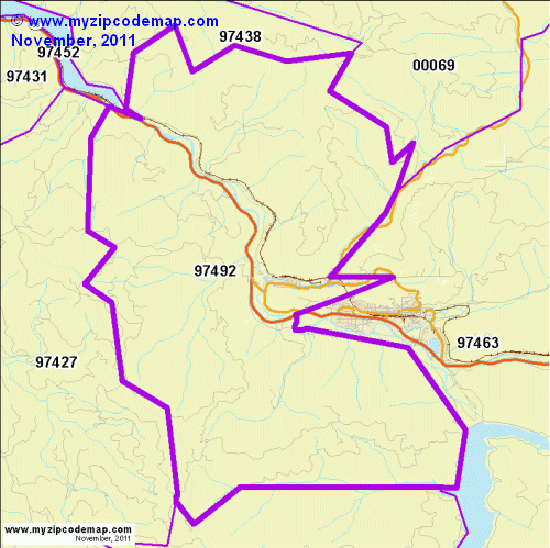 map of 97492