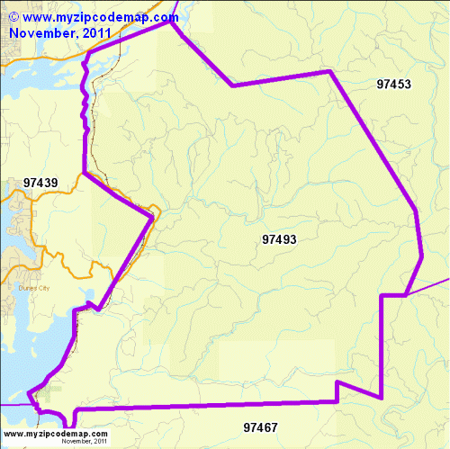 map of 97493