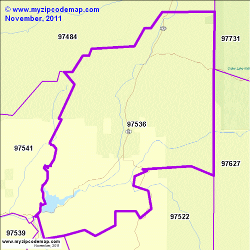 map of 97536