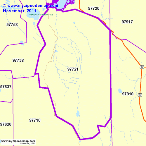 map of 97721