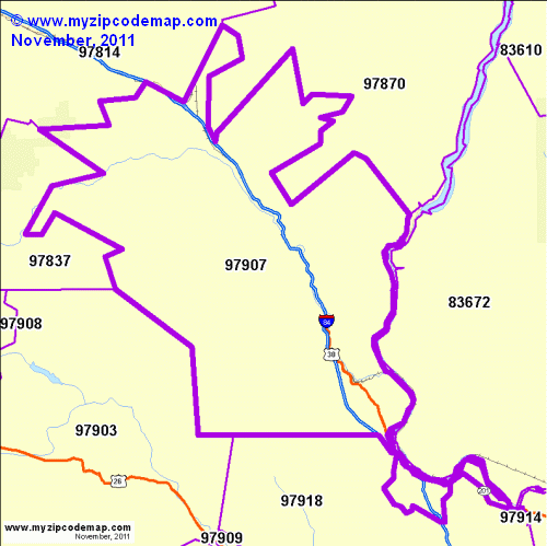 map of 97907