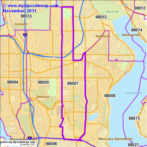 map of 98007