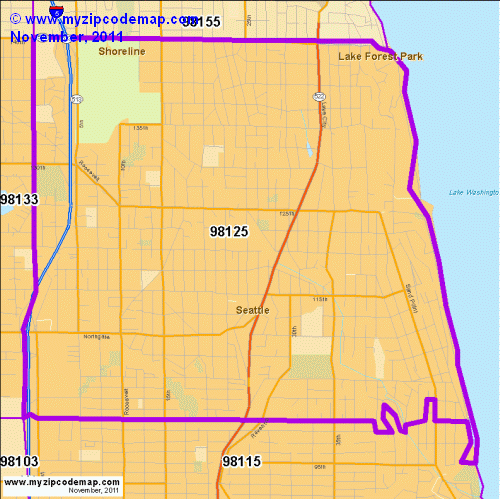 map of 98125