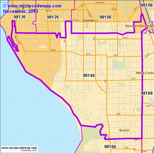 map of 98146