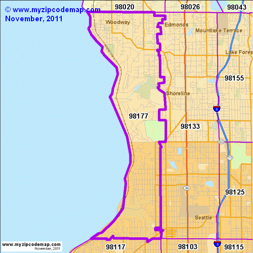 map of 98177