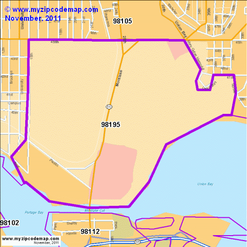 map of 98195