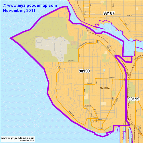 map of 98199