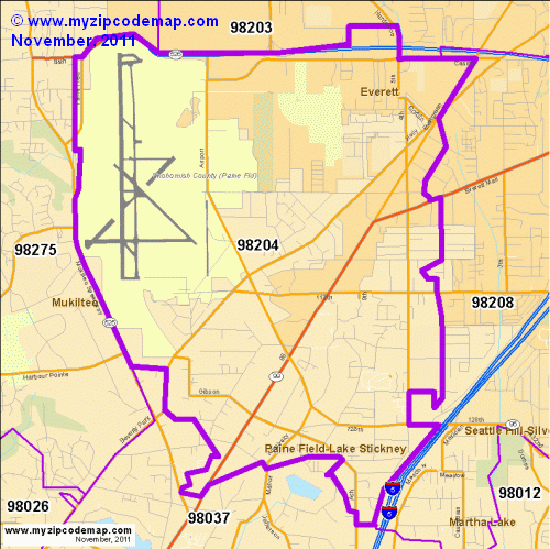 map of 98204