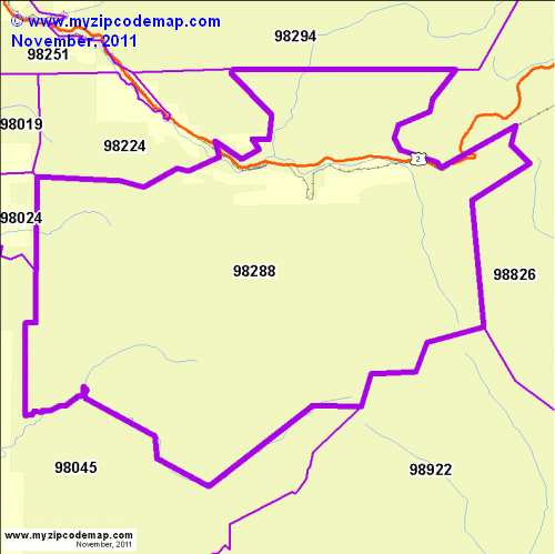 map of 98288