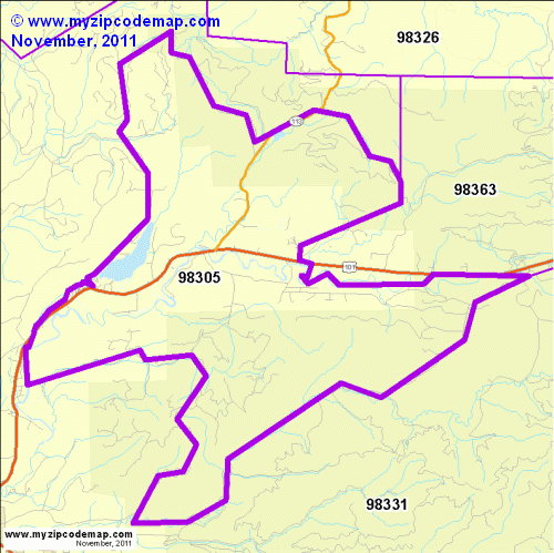 map of 98305