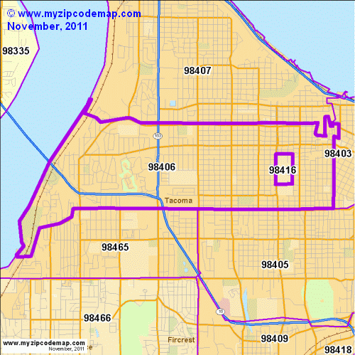 map of 98406