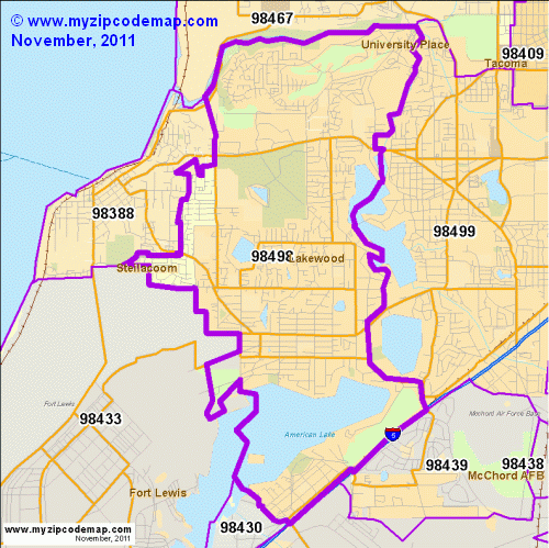 map of 98498