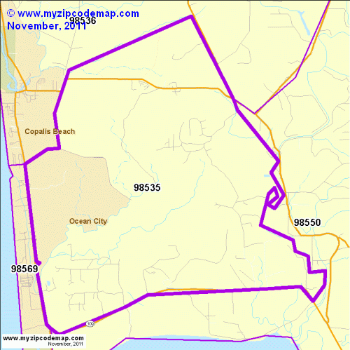 map of 98535