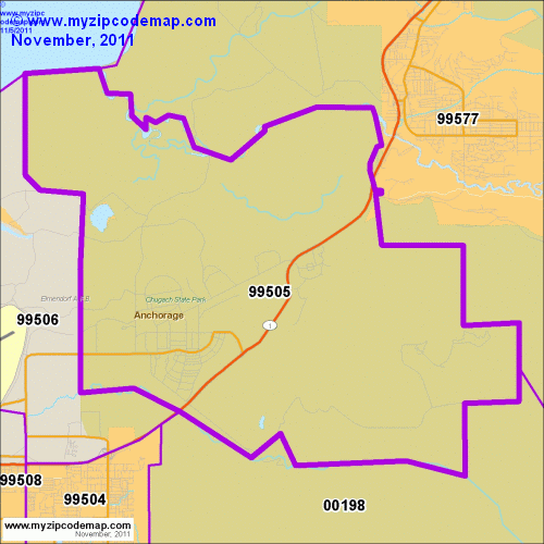 map of 99505