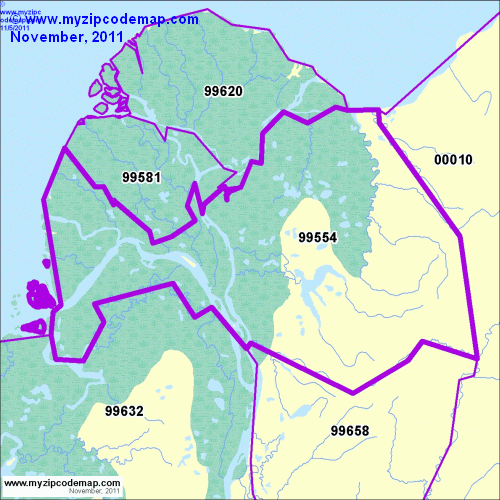 map of 99554
