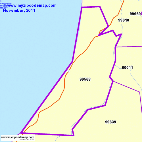 map of 99568